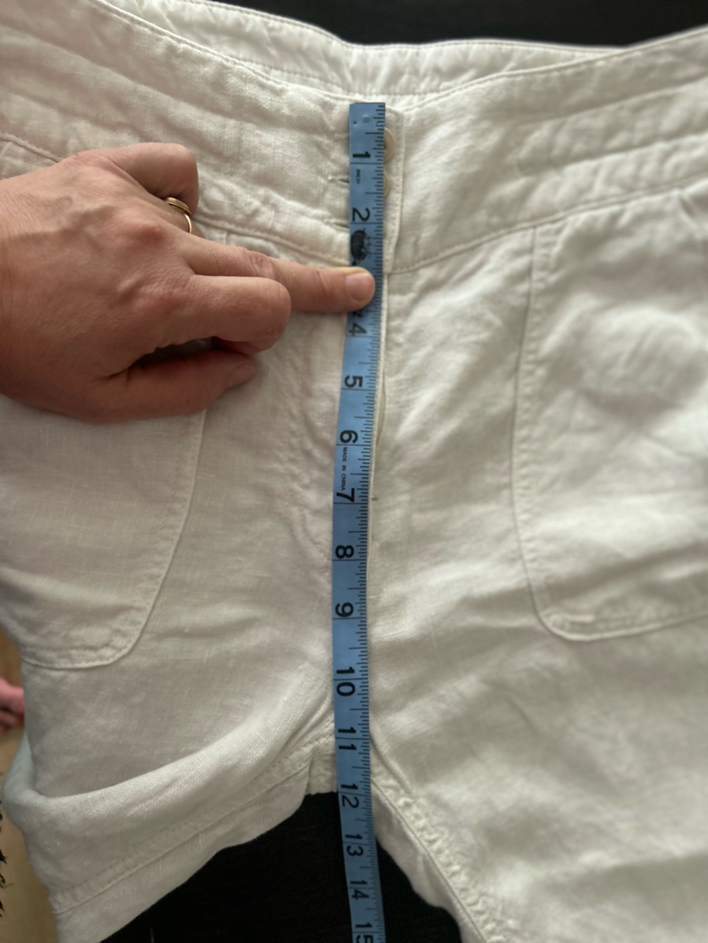 Poetry Heavy-Linen Trousers Ecru size 29 - Picture 12 of 15